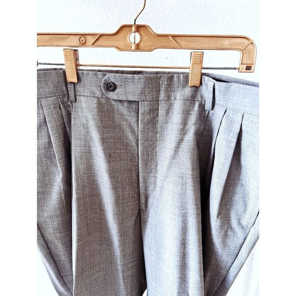 Vintage Gold Trumpeter Grey Dress Slacks - Picture 2 of 4